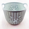 I2348 8605 Round fruit basket, fruit plate, melon and fruit basin, dried fruit snack plate, Yiwu boutique supply Application Scenario